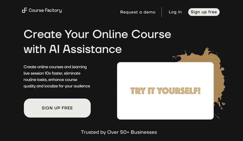 CourseFactory screenshot