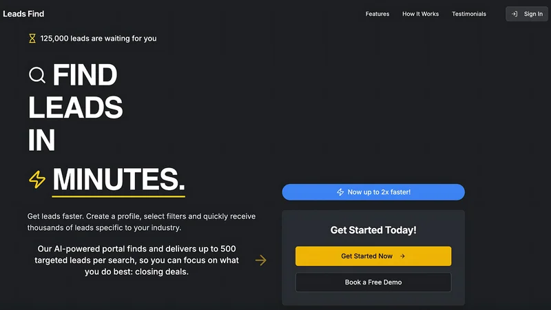Leads Find screenshot