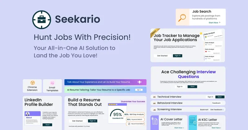 Seekario screenshot
