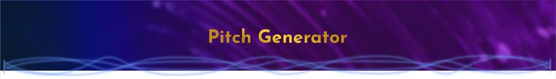 Startup Pitch Generator screenshot