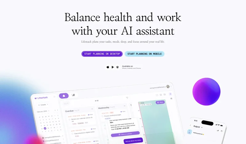 Lifestack screenshot