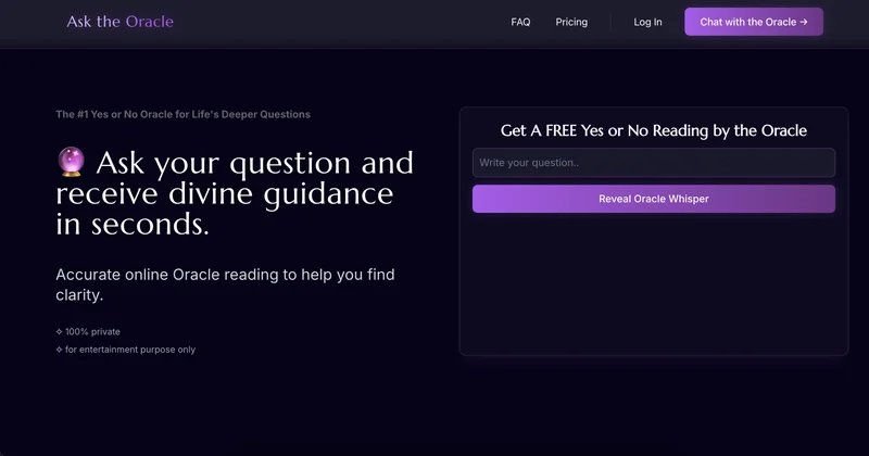 Ask The Oracle screenshot