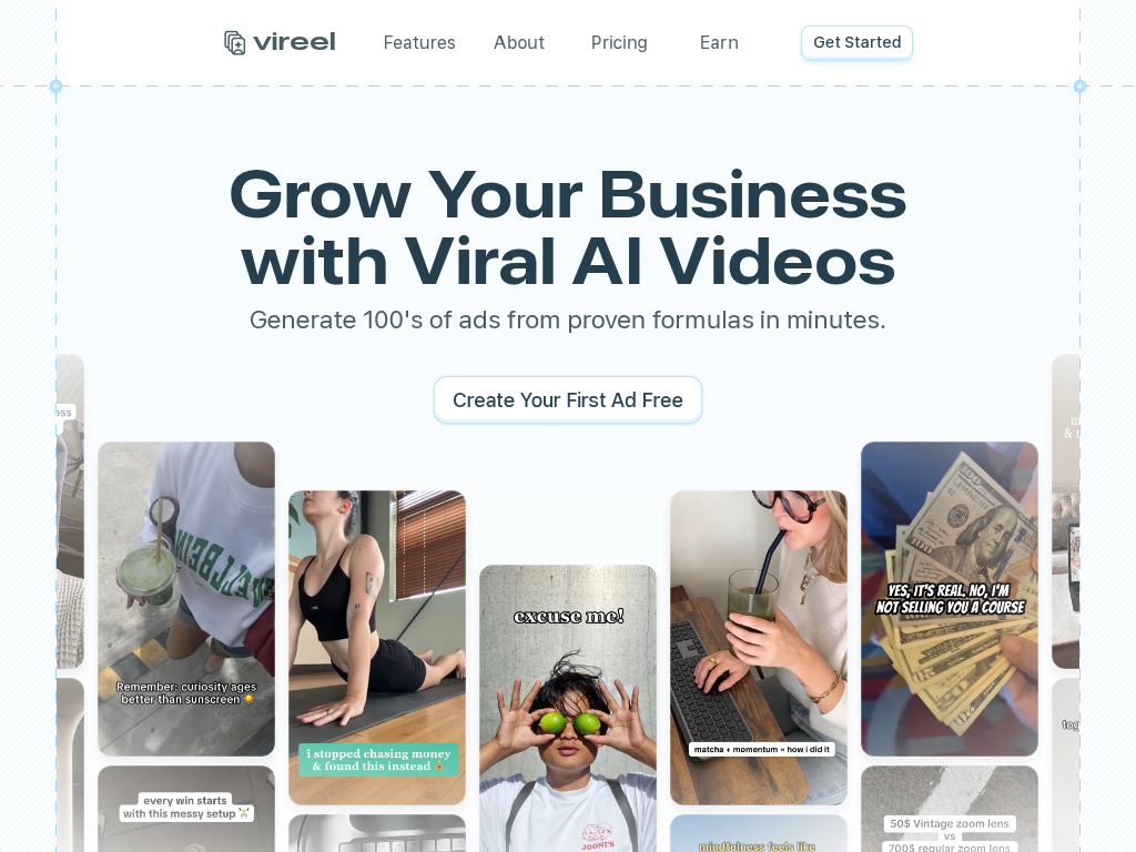 Vireel screenshot