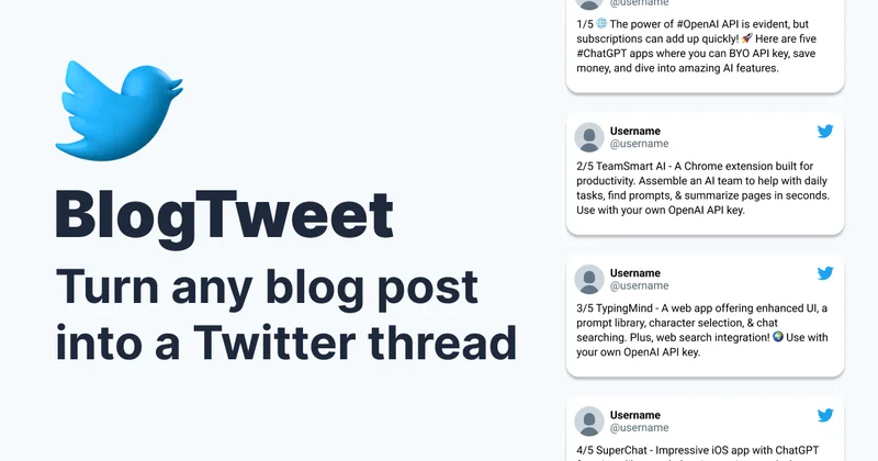Blogtweet screenshot