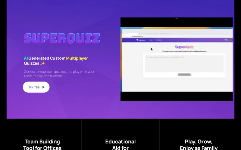 SuperQuiz screenshot