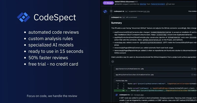 Codespect screenshot