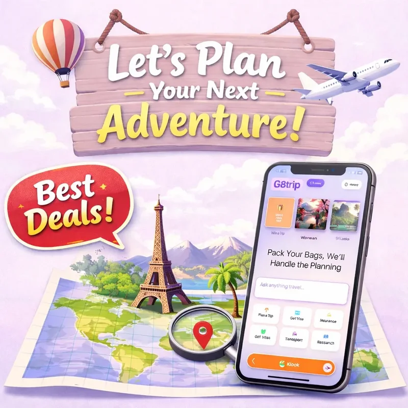 g8trip AI Travel Planner screenshot