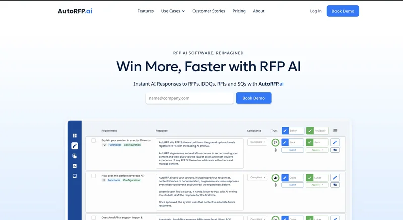 AutoRFP screenshot