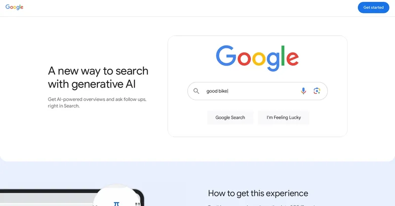 Google SGE screenshot