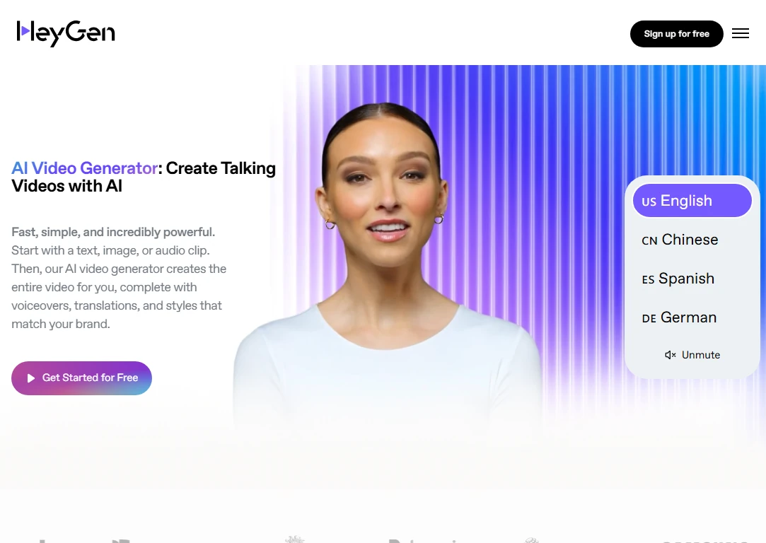 HeyGen screenshot