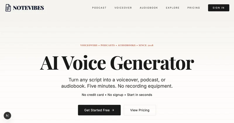 Notevibes screenshot