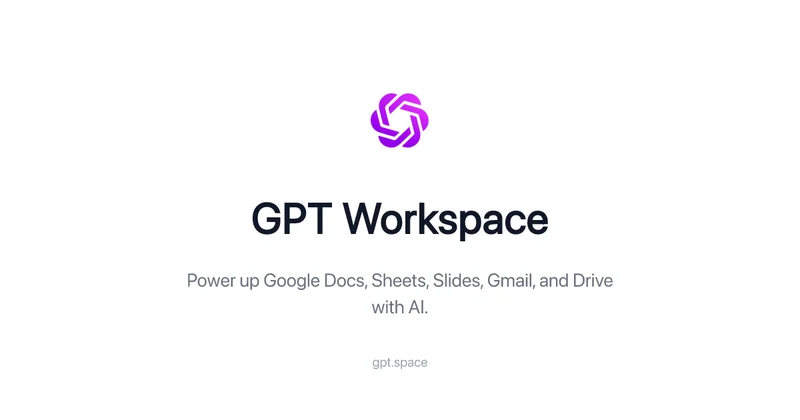 GPT Workspace screenshot