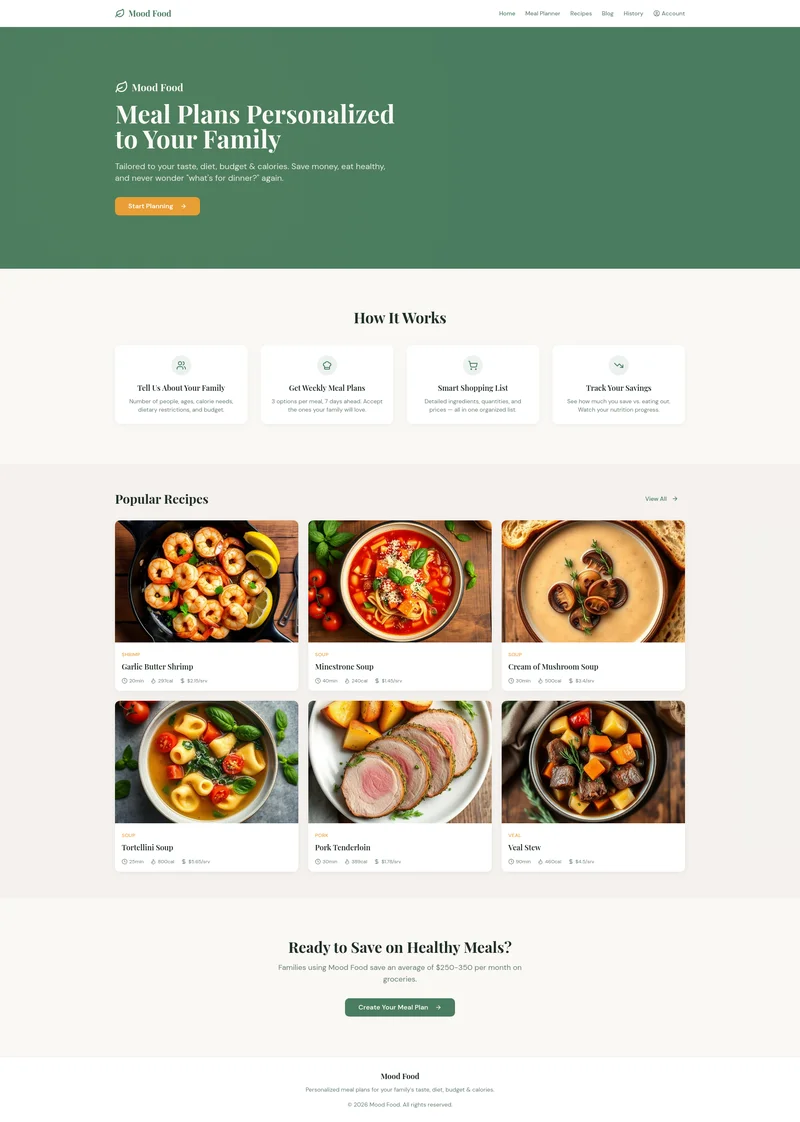 MoodFood screenshot