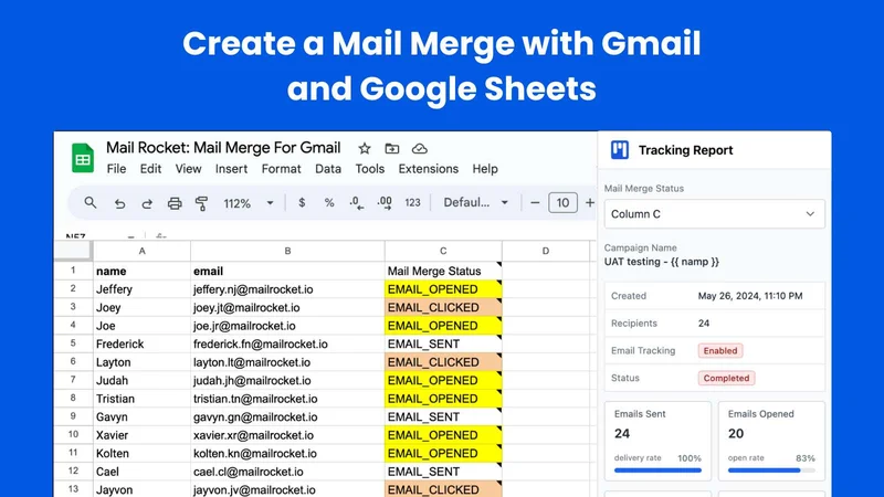 Mail Rocket screenshot