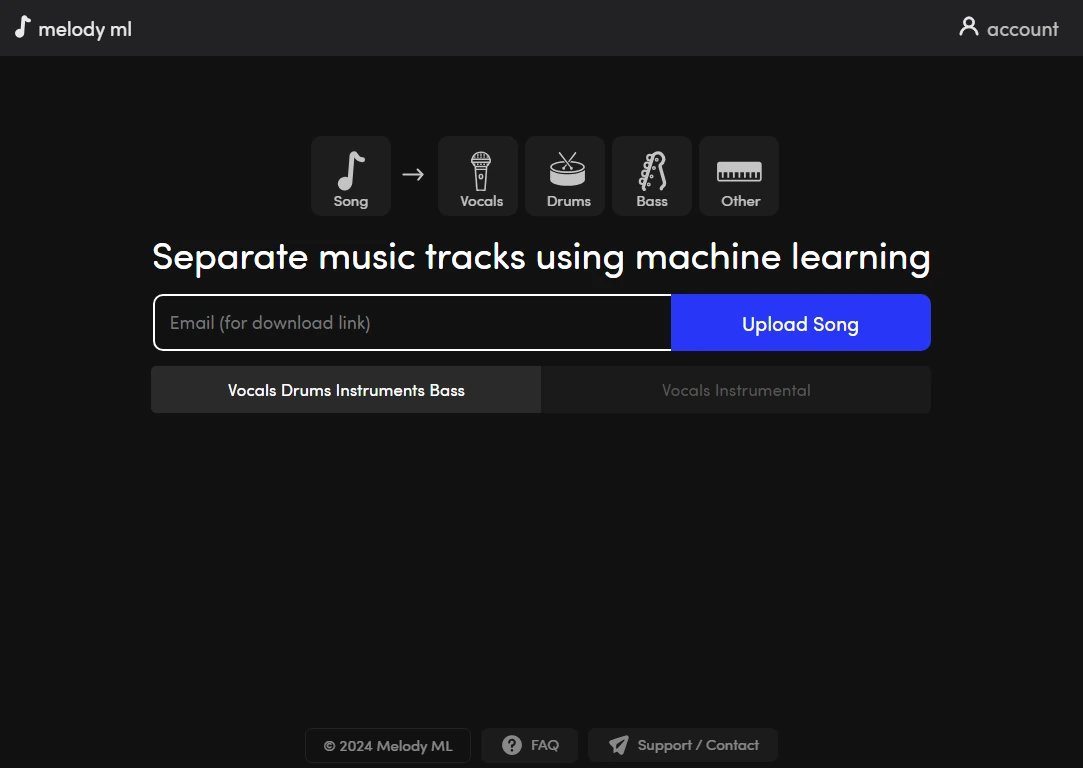 Melody.ml screenshot