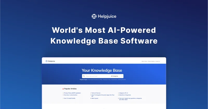 Helpjuice screenshot