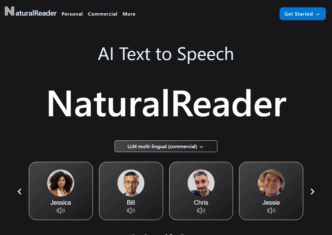 NaturalReader screenshot
