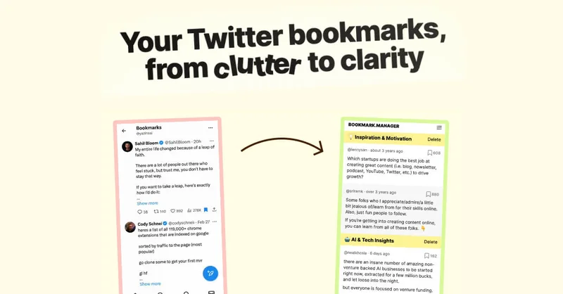 TwitterBookmarks screenshot