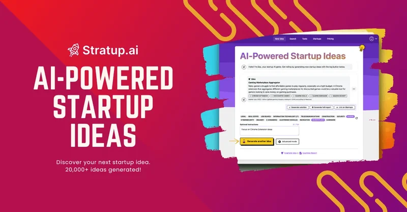 Stratup.ai screenshot