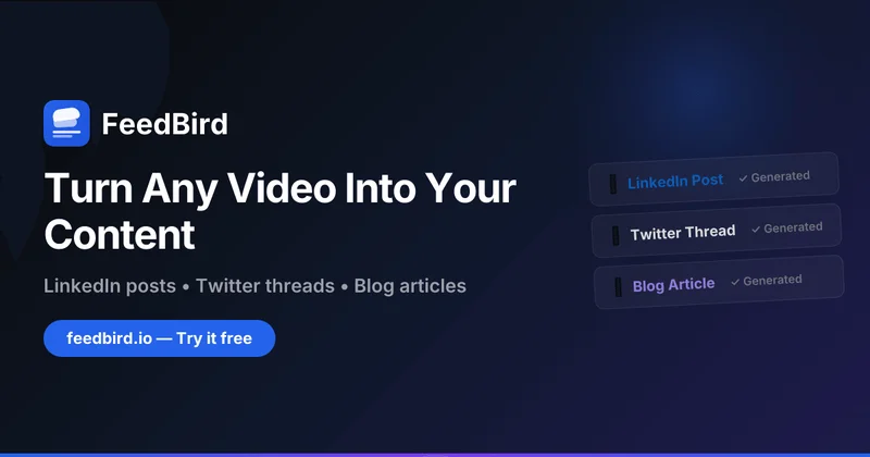 FeedBird screenshot