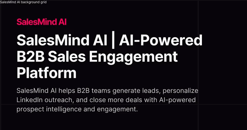 SalesMind screenshot