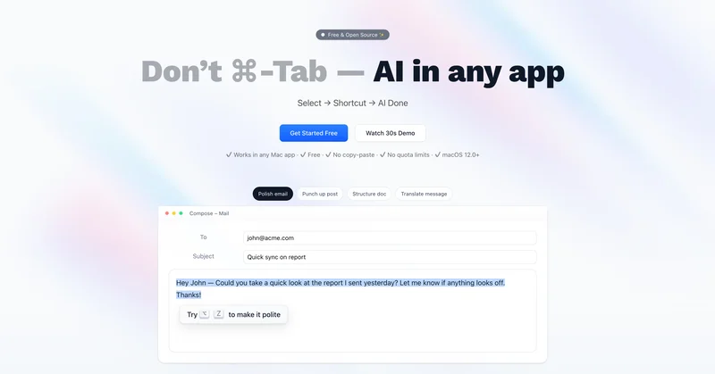 Macaify screenshot