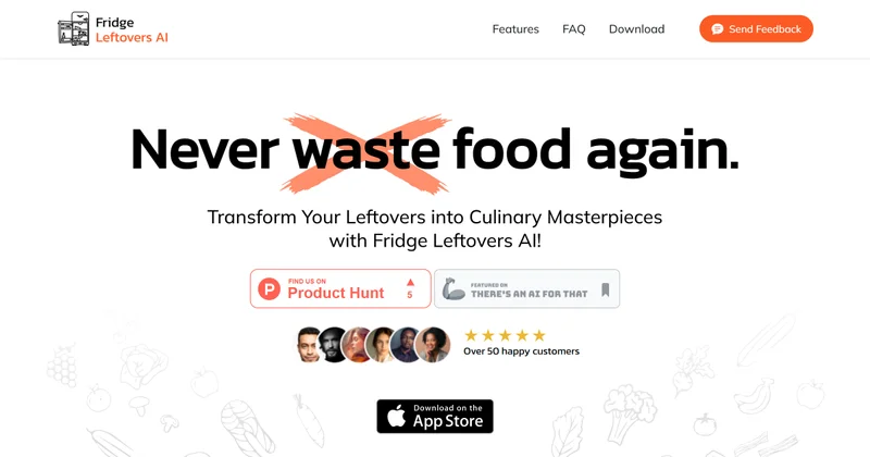 Fridge Leftovers AI screenshot