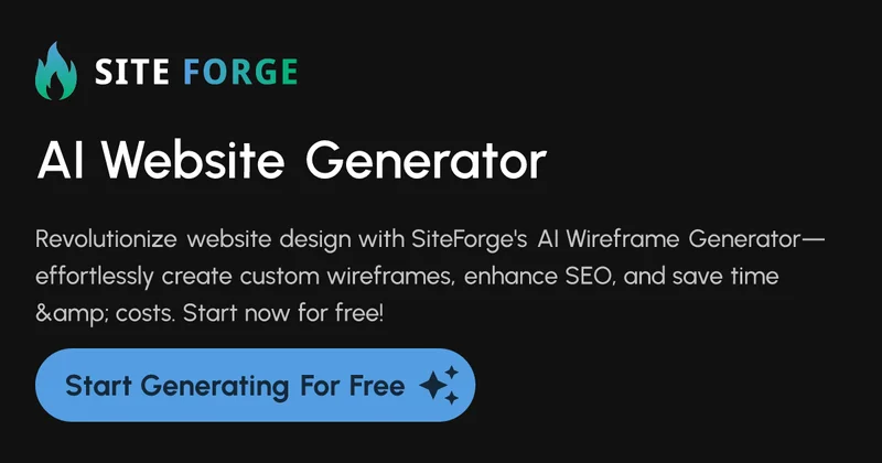 SiteForge screenshot