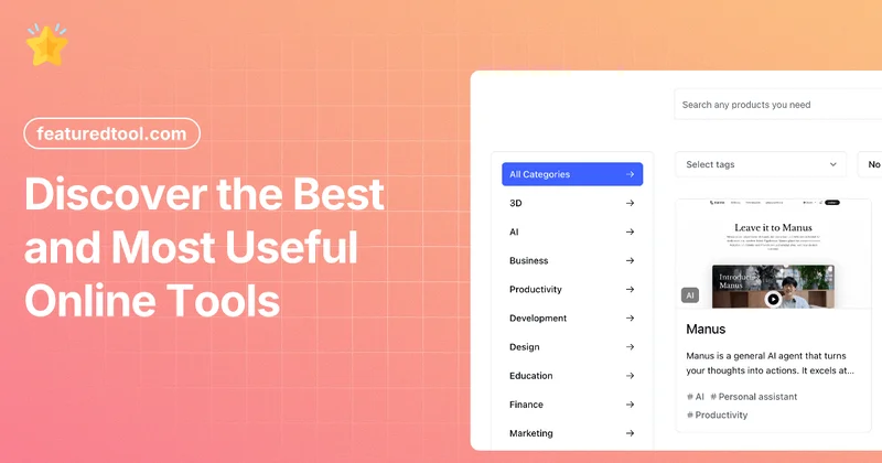 FeaturedTool screenshot