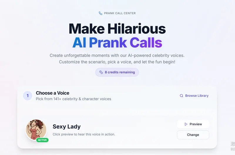 AI Prank Call screenshot