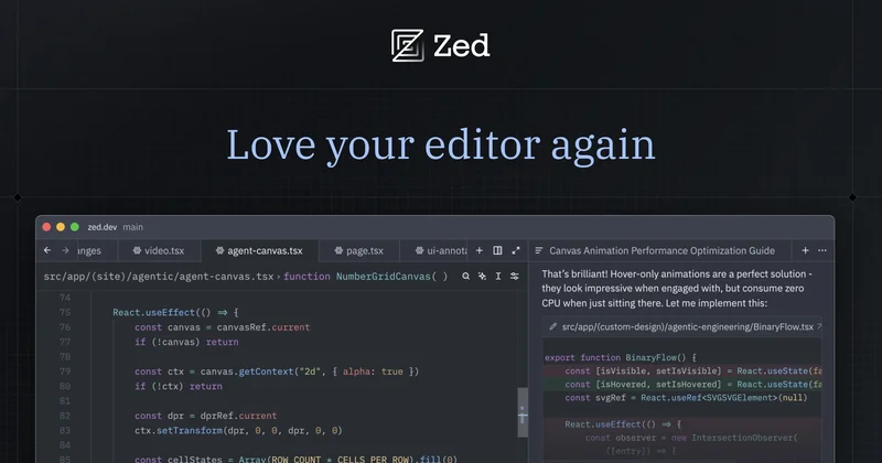 Zed screenshot