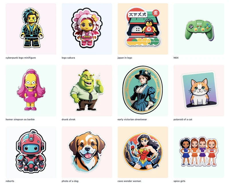 StickerBaker screenshot