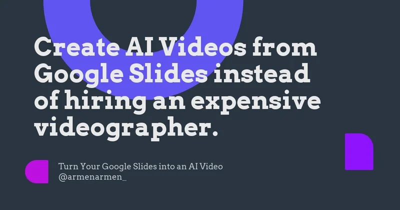 AI Slides to Videos screenshot