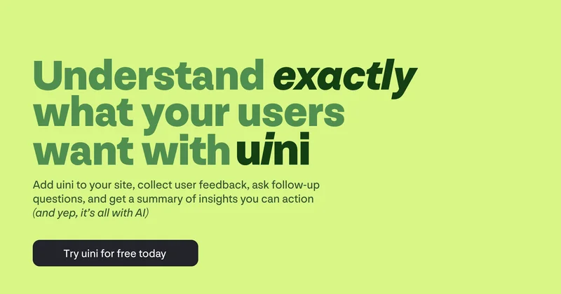 Uini screenshot