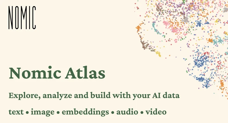 Nomic Atlas screenshot