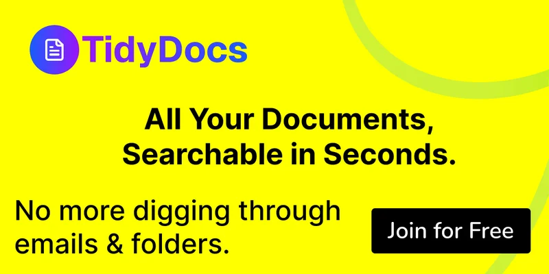 TidyDocs screenshot