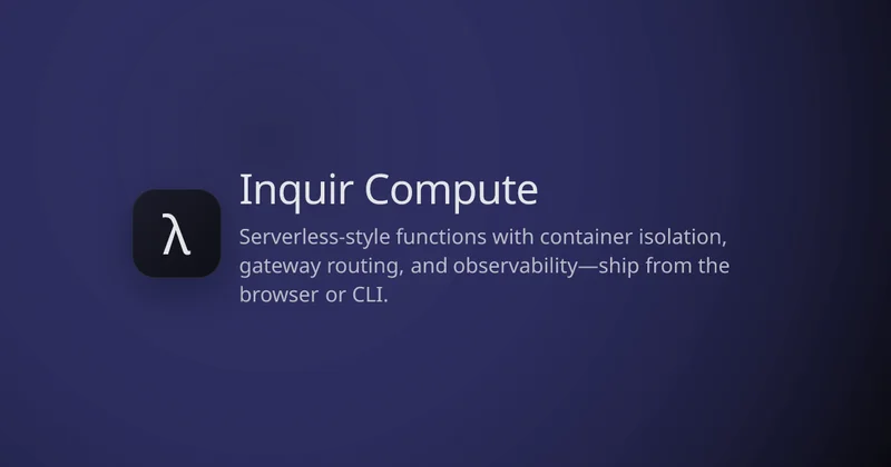 Inquir screenshot
