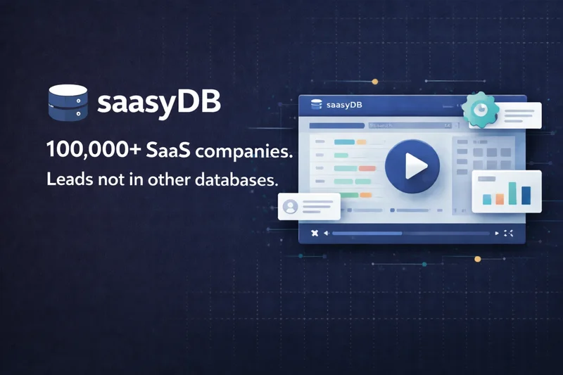 SaasyDB screenshot