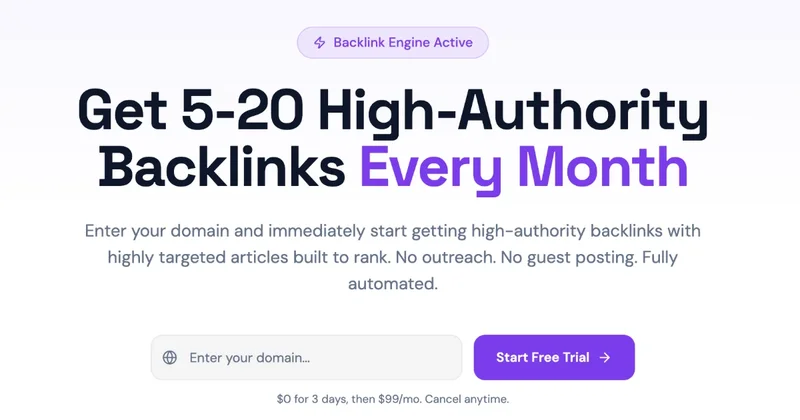 Backlink Management screenshot