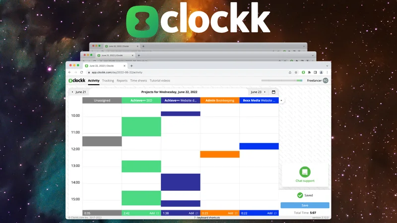 Clockk screenshot