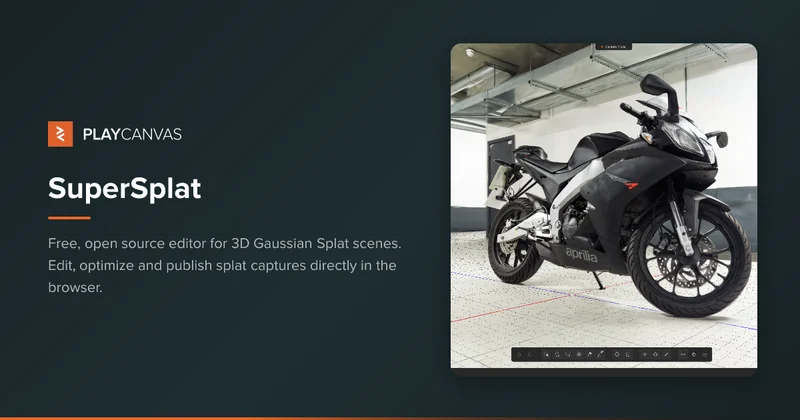 SuperSplat screenshot