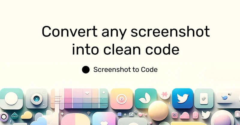 Screenshot to Code screenshot