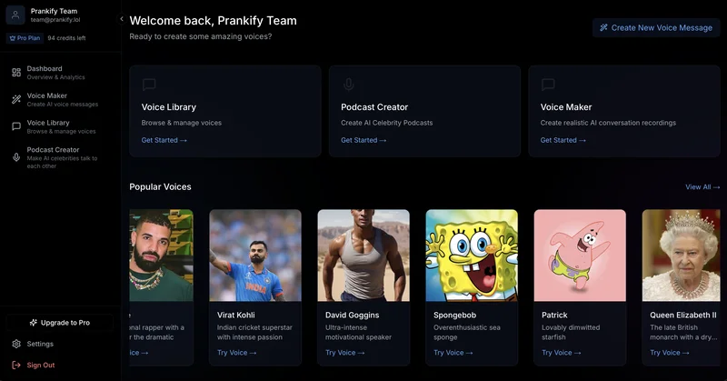 Prankify AI screenshot