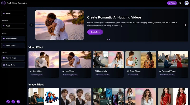 Grok Video Generator screenshot