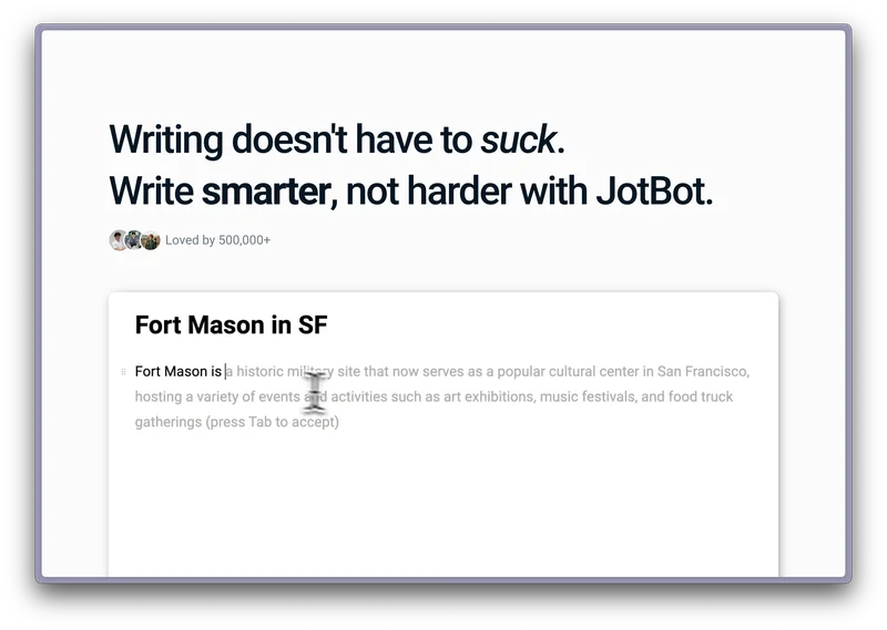JotBot screenshot