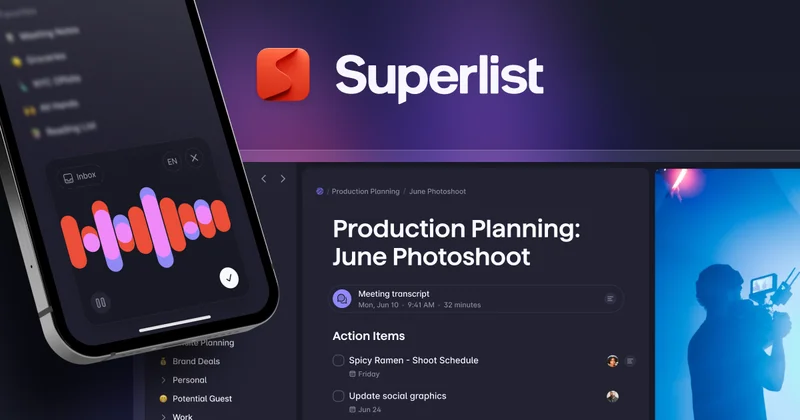 Superlist screenshot