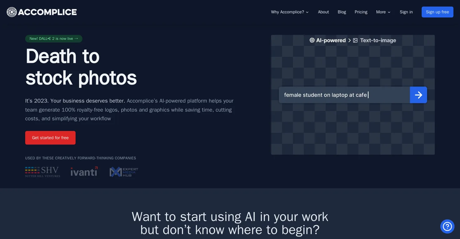 Accomplice screenshot