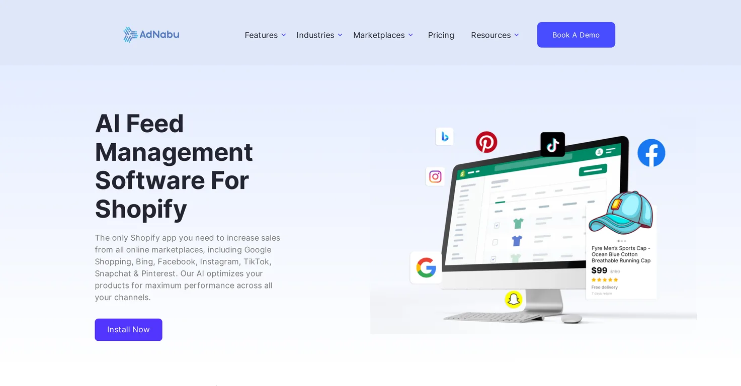 AdNabu screenshot