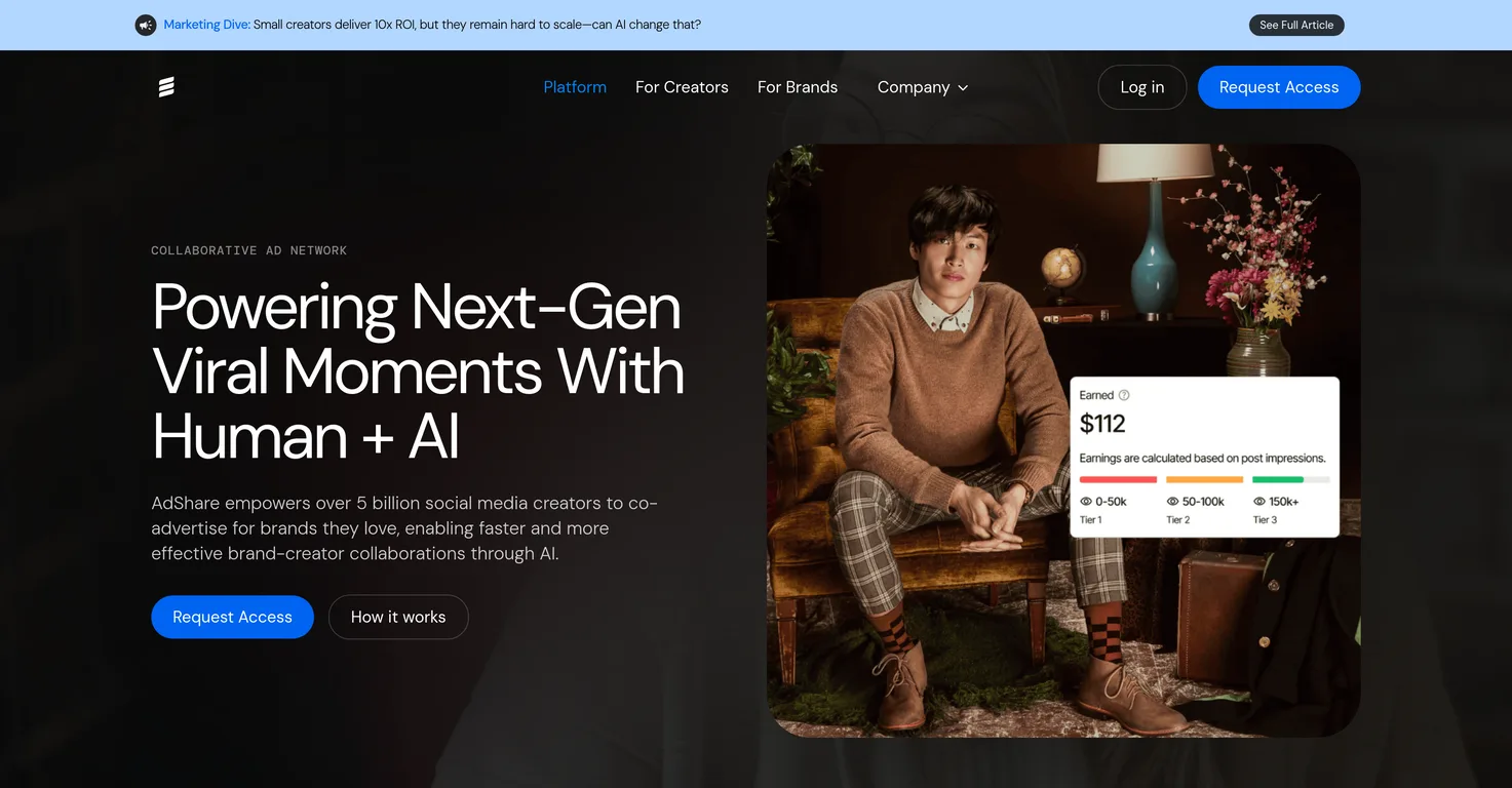 AdShare screenshot