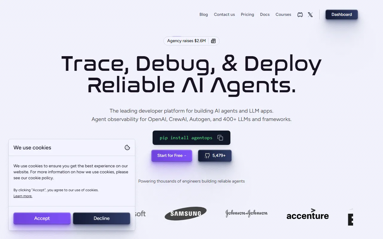 Agentops screenshot